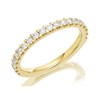 9ct Gold Diamond Half Eternity Ring - 1/2ct - AGI Certificated - D8082