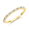 9ct Sapphire And Diamond Eternity Ring - D8124
