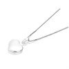 D For Diamond Silver Diamond Children's Heart Locket - D8544