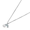 D For Diamond Silver Rainbow Children's Necklace - D8559