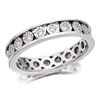 9ct White Gold Diamond Full Eternity Ring - 30pts - D89097