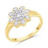 9ct Gold Fancy Diamond Cluster Ring; 1/4ct - D92124