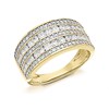 9ct Gold 1 Carat Diamond Band Ring - D9267