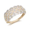 9ct Gold Diamond Band Ring - 1/4ct - D9272