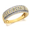 9ct Gold Diamond Band Ring - 1/2ct - D9318