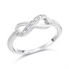 My Diamonds Silver Diamond Infinity Ring - 4pts - D99136