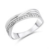 My Diamonds Silver Diamond Band Ring - 6pts - D99153