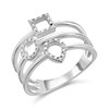 My Diamonds Silver Diamond Band Ring - 8pts - D99159