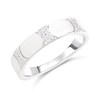 My Diamonds Silver Diamond-Set Band Ring - D99242