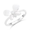 My Diamonds Silver Diamond-Set Butterfly Ring - D99247