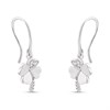 My Diamonds Silver Four-Leaf Clover Hookwire Earrings - D99257