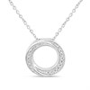My Diamonds Silver Open Diamond-Set Circle Necklace - D99263