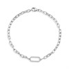 My Diamonds Silver Diamond-Set Rectangle Bracelet - D99271