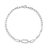 My Diamonds Silver Diamond-Set Triple Rectangle Bracelet - D99272