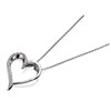 My Diamonds Silver Diamond Heart Necklace - EXCLUSIVE - D9977