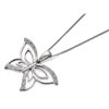 My Diamonds Silver Diamond Butterfly Necklace - D9987