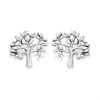 Silver Tree Of Life Stud Earrings - 7mm - F01015