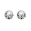 Silver Domed Stud Earrings - 5mm - F0208