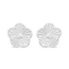Silver Flower Stud Earrings - F0242
