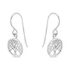 Silver Tree Of Life Earrings - F05030