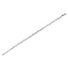Silver Cubic Zirconia Teardrop Link Bracelet - 8.5in - F14124