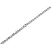 Silver 2mm Wide Spiga Bracelet - 7in - F1612