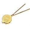 Gold Plated St. George SOS Talisman Necklace - F3002
