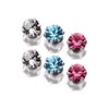 Silver Austrian Crystal Earring Gift Set - 5mm - F3216