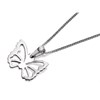 Silver Butterfly Necklace - F3455