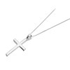 Silver Plain Cross Pendant - F3706