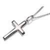 Silver Cross And Chain - F3783