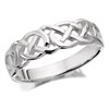 Silver Celtic Band Ring - F5480