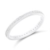 Silver Cubic Zirconia Full Eternity Ring - F6099