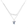 Disney Silver Stitch Crystal Ohana Necklace - F67103