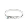 Disney Silver Lilo And Stitch Baby Bangle - F67109
