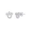 Disney Silver Mickey Mouse Cubic Zirconia Stud Earrings - 9mm - F6710