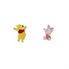 Disney Silver Winnie The Pooh And Piglet Stud Earrings - F67110