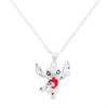 Disney Silver Stitch and Red Heart Necklace F Hinds Exclusive - F67118
