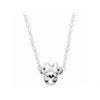 Disney Silver Minnie Mouse Crystal Necklace - F6718