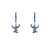 Disney Silver Lilo And Stitch Crystal Hoop Earrings - F6790