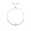 Disney Silver Minnie Cubic Zirconia Slider Bracelet - F6796