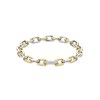 TI SENTO Gold Plated Silver 23052ZY CZ Chain Link Bracelet - F69134