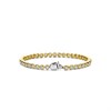 TI SENTO GP Silver 2842ZY Pave Set CZ Bracelet - F69137
