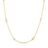 TI SENTO Gold Plated Silver 34097ZY/42 Station Necklace - F69149