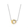 TI SENTO Gold Plated Silver Circle Necklace - F6916