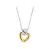 TI SENTO Gold Plated Silver Twist Necklace - F6919