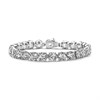 TI SENTO Silver Cubic Zirconia Tennis Bracelet - F6987