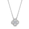 Fei Liu Silver Cubic Zirconia Cascade Necklace - F7116