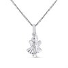 D For Diamond Silver Diamond Fairy Necklace - F7335