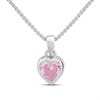 D4D Silver Diamond June Birth Crystal necklace - F7342